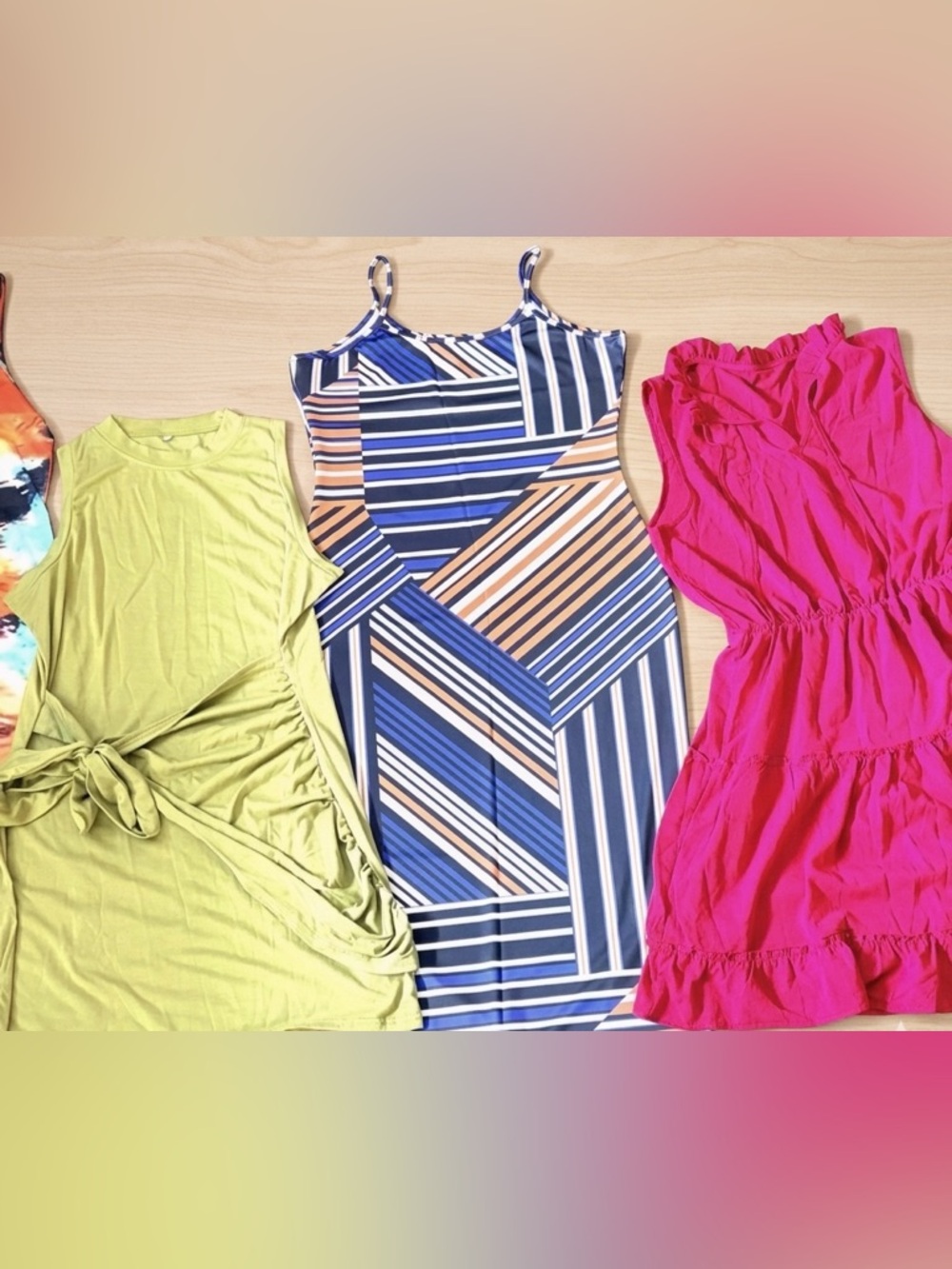 4 NWT Boutique items fashion go, shein, trendi style dresses Size S-L